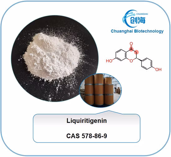 Cosmetic Raw Materials Liquiritigenin CAS: 578-86-9
